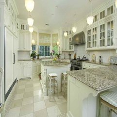 White Kitchen Gallery With Nice Chairs Get Inspiration - Karbonix