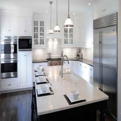 Best Inspirations : White Kitchen Gallery With The Backsplash Get Inspiration - Karbonix