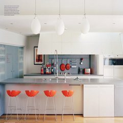 Best Inspirations : White Kitchen Outstanding Orange - Karbonix