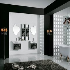 Best Inspirations : White Modern Bathroom Nice Black - Karbonix