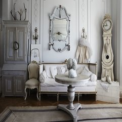 White Shabby Exclusive Home Living Room VangViet Interior Design - Karbonix