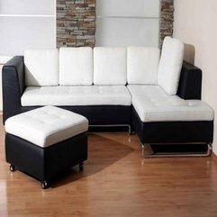 White Sofa Style Black - Karbonix