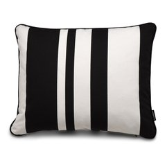 White Stripe Cushions Innovative Black - Karbonix