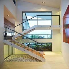 White Two Pavilions Modern Home Design Minimalist Black - Karbonix