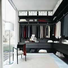 White Walk Closet Design Luxury Black - Karbonix