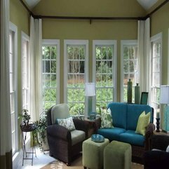 Window Curtains With Rattan Chairs Ideas - Karbonix