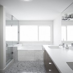Best Inspirations : Winnett House White Bathroom Minimalist 360 - Karbonix