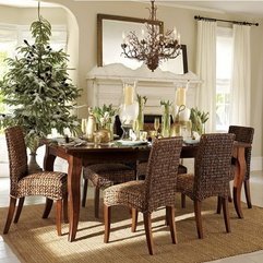 Wonderful Dining Room Luxurious Brown Furniture Nallau Interior - Karbonix