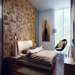 Wood Block Headboard Wall In Modern Style - Karbonix