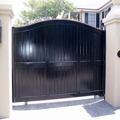 Best Inspirations : Wood Gate Black Color - Karbonix