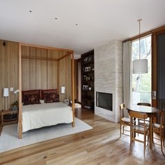 Best Inspirations : Wooden And White Bedroom Modern Fireplace - Karbonix