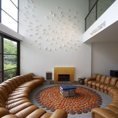Best Inspirations : Wooden Area Near Small Rounded Pattern Carpet Fireplace - Karbonix