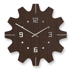 Best Inspirations : Wooden Brown Wall Clocks In Modern Style - Karbonix