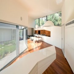 Wooden Dining Room Viewed From White Kitchen Table White And - Karbonix