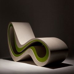 Wooden High Roller Shaped Chair Design By Karim Rashid Super Cozy - Karbonix