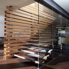 Best Inspirations : Wooden Staircase Design In Cozy House With Modern Architecture By - Karbonix