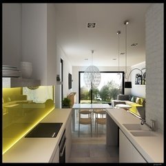 Best Inspirations : Yellow Marble Backsplash White Kitchen - Karbonix
