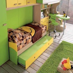 Yellow Teens Bedroom Design Smiley Green - Karbonix