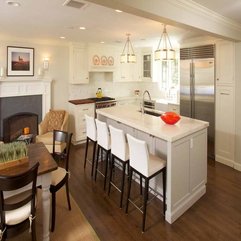 Your Kitchen With White Seat Free Design - Karbonix